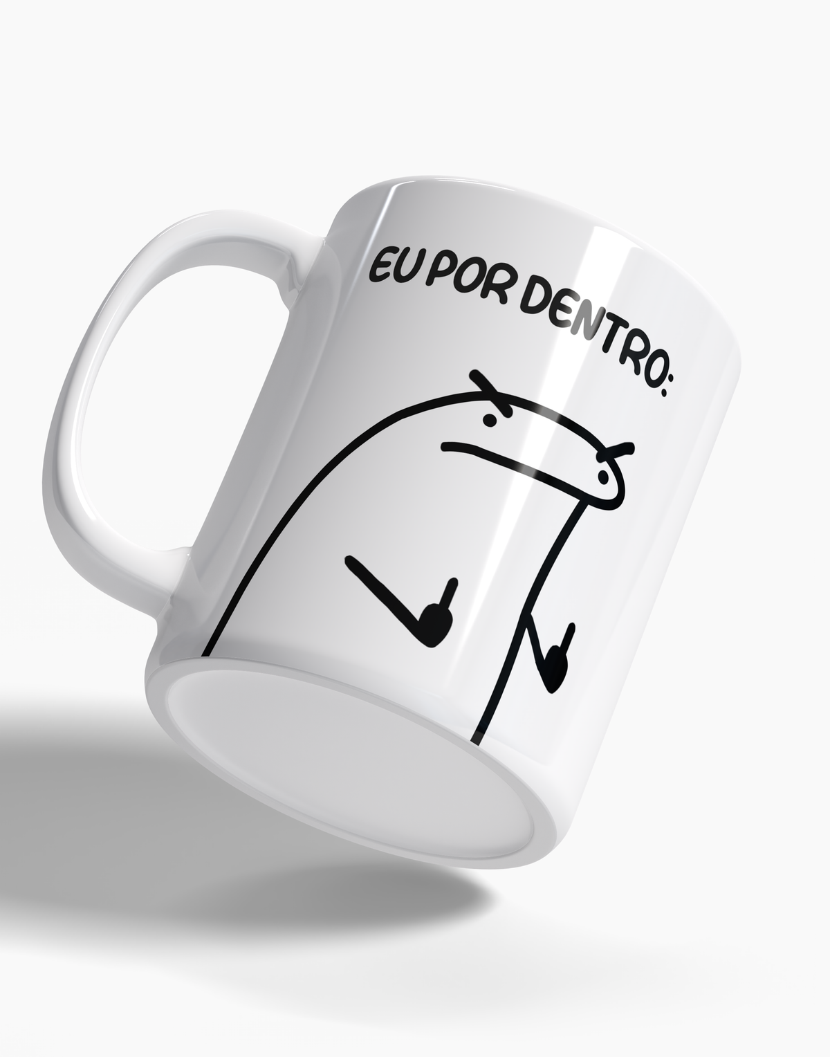 Caneca Eu por Fora, Eu por Dentro - 123 Canecas Caneca Personalizada 2 