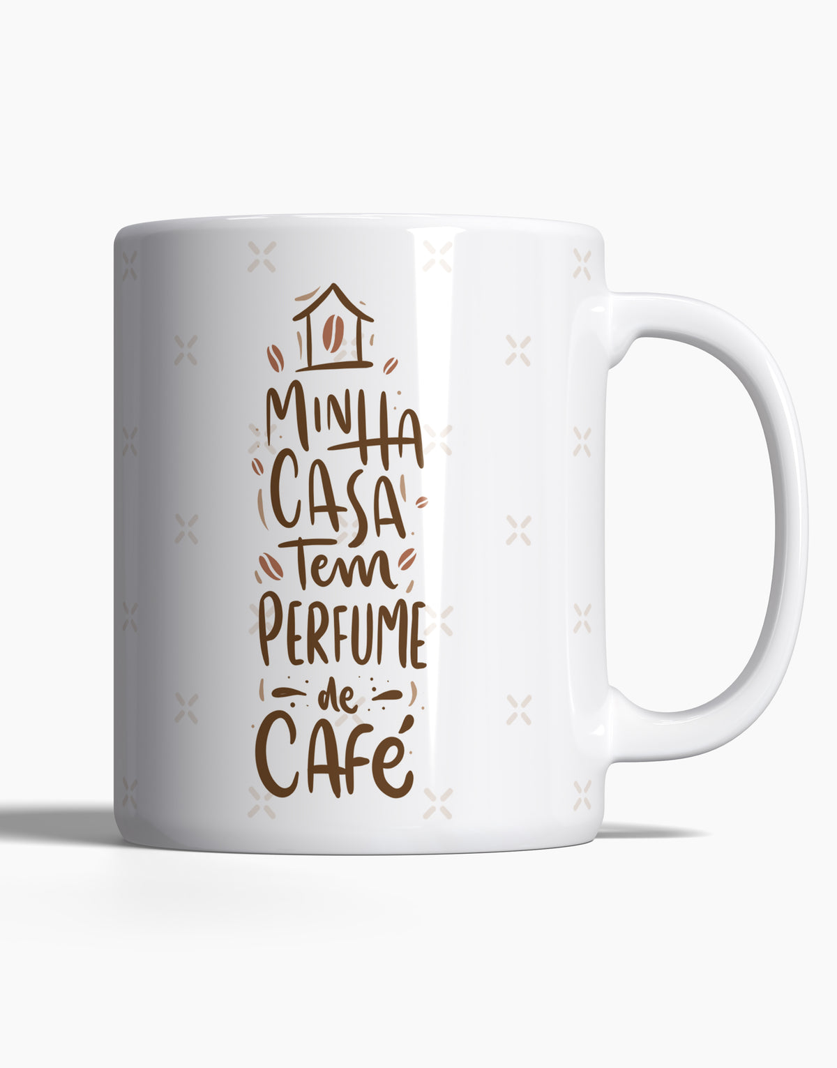 Caneca Minha Casa Tem Perfume de Café - 123 Canecas Caneca Personalizada 1 