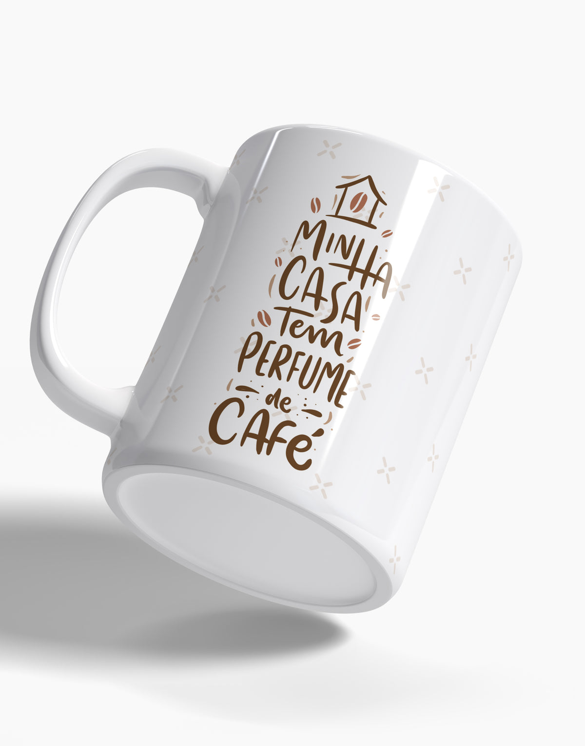 Caneca Minha Casa Tem Perfume de Café - 123 Canecas Caneca Personalizada 2 