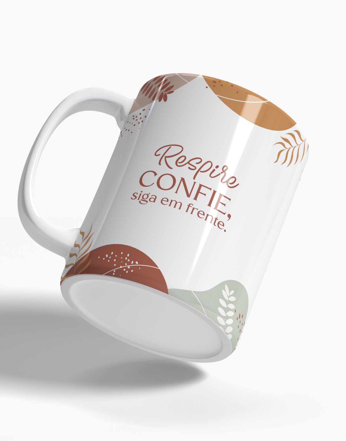 Caneca Respire Confie Siga em Frente - 123 Canecas Caneca Personalizada 2 